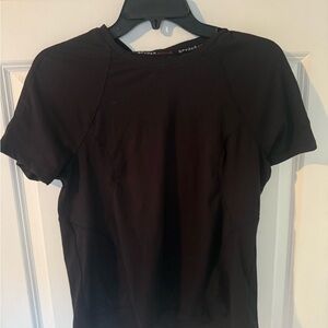Spyder Active Black V-Neck Shirt
